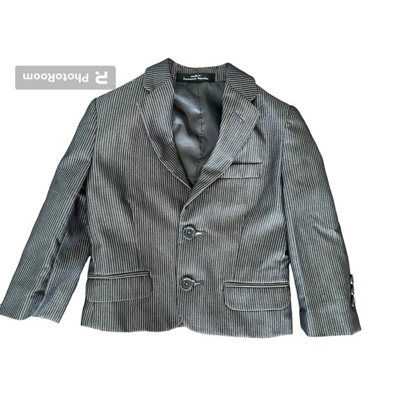 Calvin Klein Little Boys‎ Striped Suit Jacket Blazer 2T - Picture 1 of 6